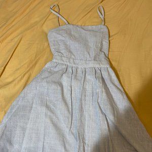 backtie dress 50%cotton